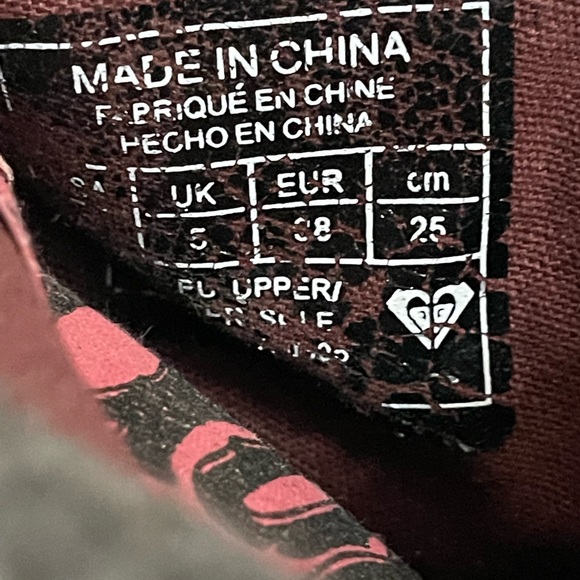 - Authentic ✨ROXY FOLD OVER COMBAT BOOTS SIZE 8 Excellent Condition - Picture 6 of 12